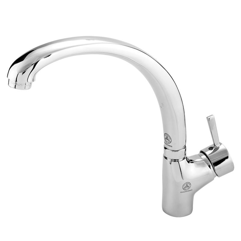 شیرالات قهرمان - شیر ظرفشویی ارکیده کروم