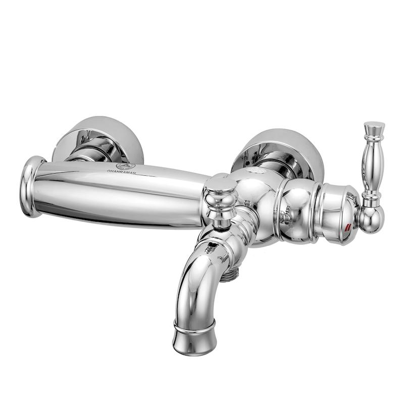 شیرالات قهرمان - شیر حمام انتیک کروم