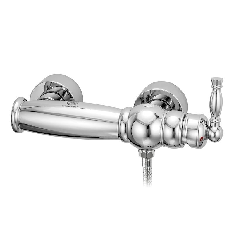 شیرالات قهرمان - شیر توالتی انتیک کروم