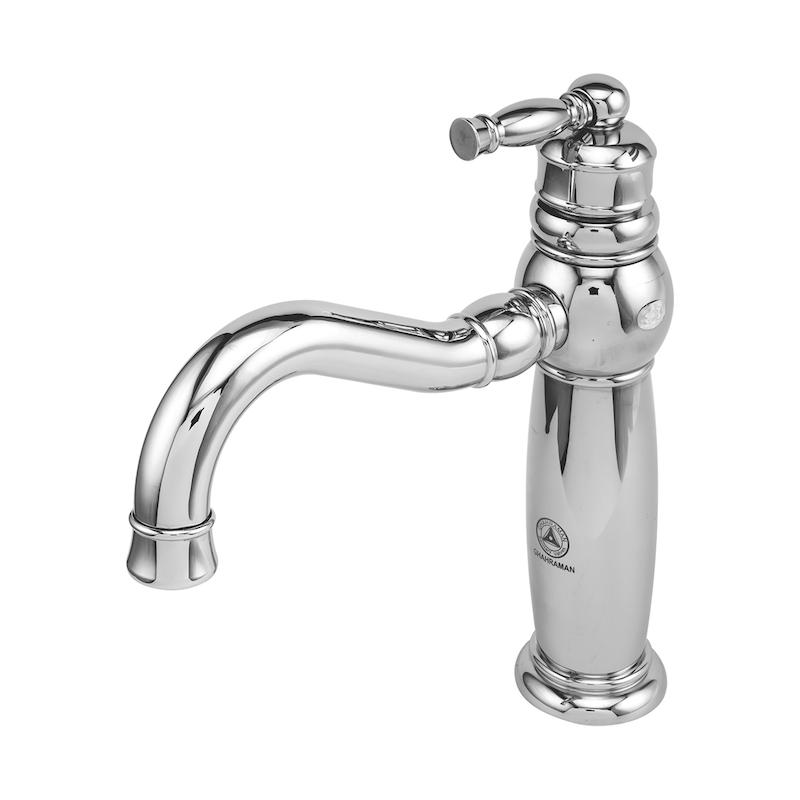 شیرالات قهرمان - شیر روشویی انتیک کروم