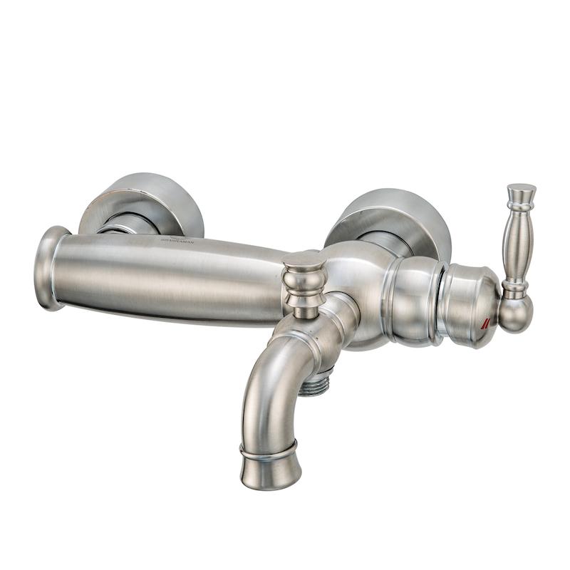 شیرالات قهرمان - شیر حمام انتیک کروم مات