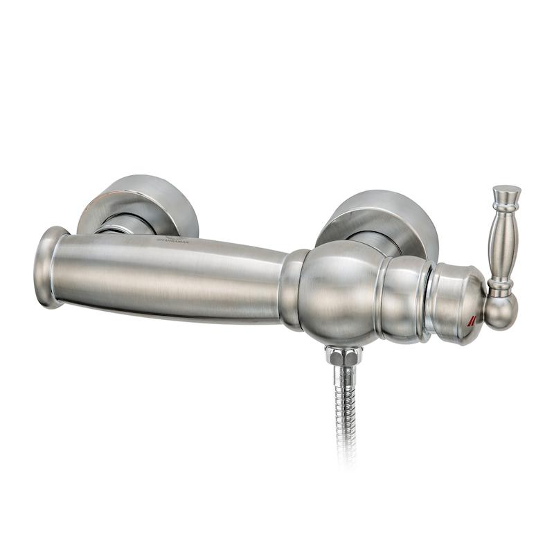 شیرالات قهرمان - شیر توالتی انتیک کروم مات