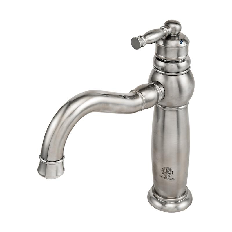 شیرالات قهرمان - شیر روشویی انتیک کروم مات