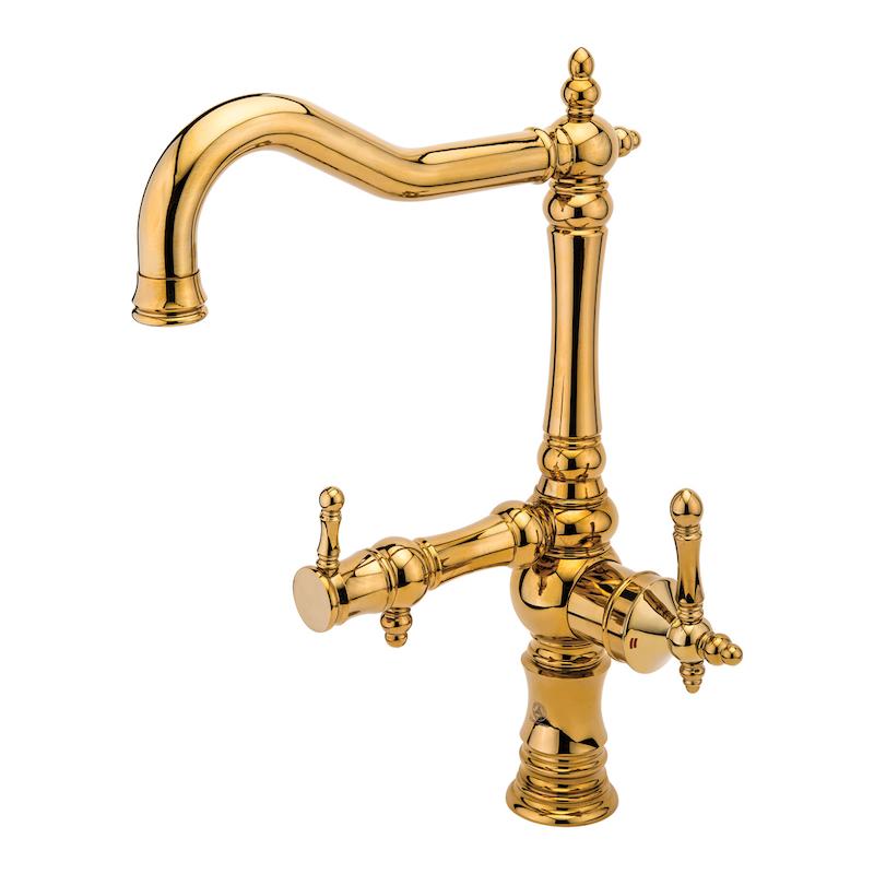 شیرالات قهرمان - شیر ظرفشویی دومنظوره نگین طلایی