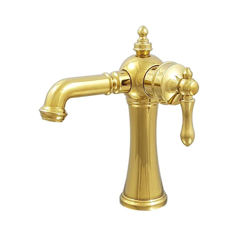 شیرالات نوبل - شیر روشویی اپولو طلایی