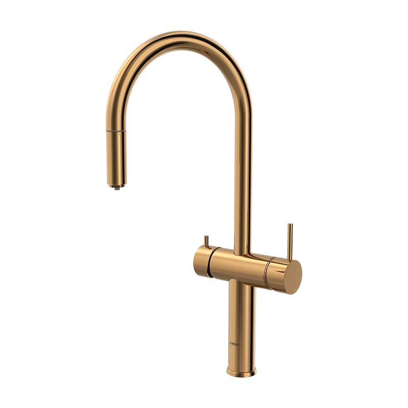 شیرالات کسری - شیر ظرفشویی شاوری دومنظوره اکورد طلایی