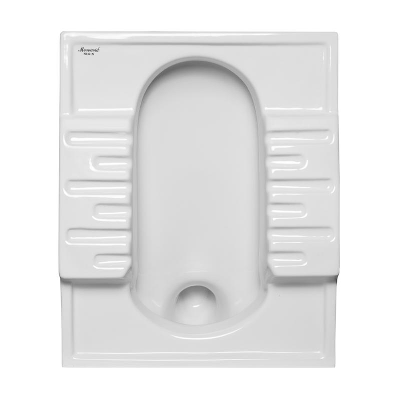 توالت زمینی مروارید مدل نگین - گود - طبی - ریم بسته