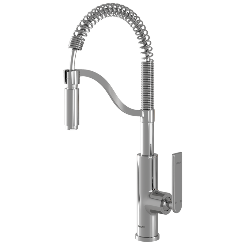 شیرالات کسری - شیر  ظرفشویی فنری امازون کروم