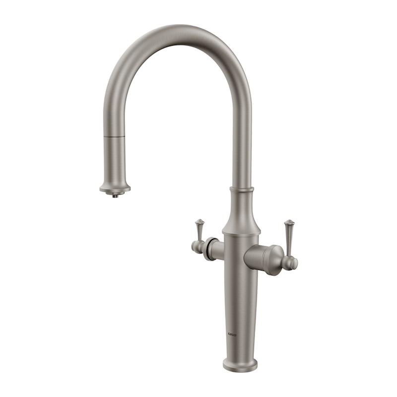 شیرالات کسری - شیر ظرفشویی شاوری دومنظوره اسپوزا کروم مات