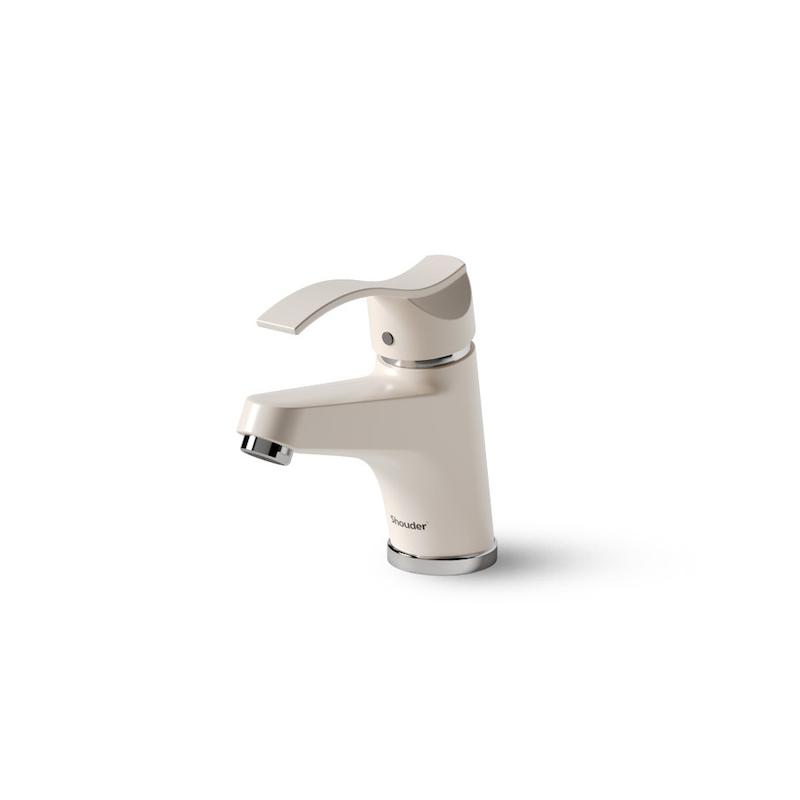 شیرالات شودر - شیر روشویی اپال شیری کروم