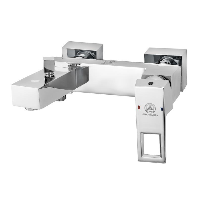 شیرالات قهرمان - شیر حمام فلت برسام کروم