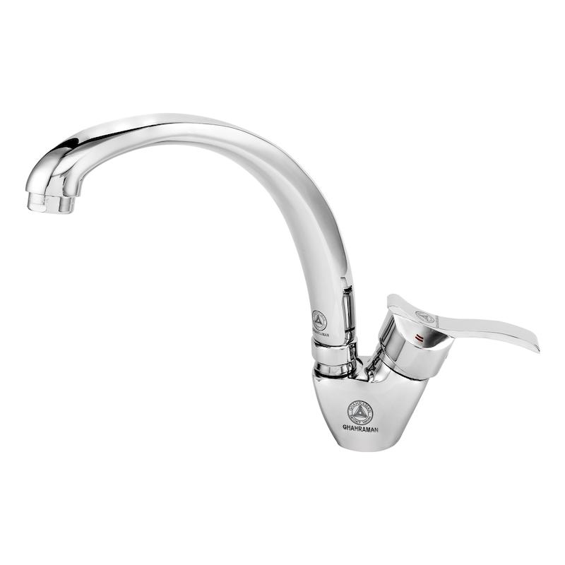 شیرالات قهرمان - شیر ظرفشویی  ابشار جدید کروم