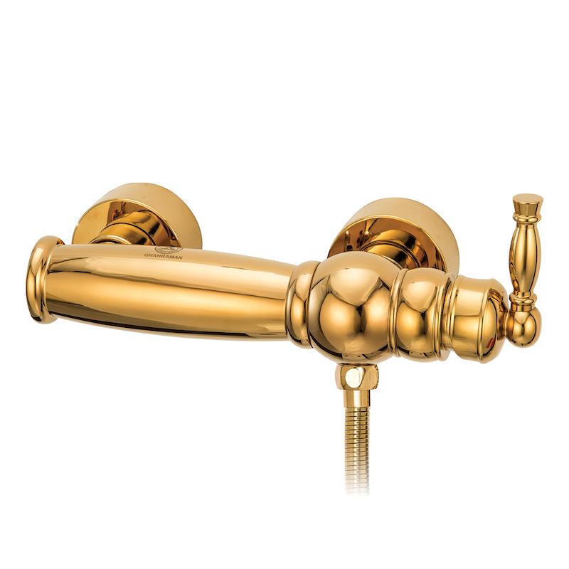 شیرالات قهرمان - شیر توالتی انتیک طلایی