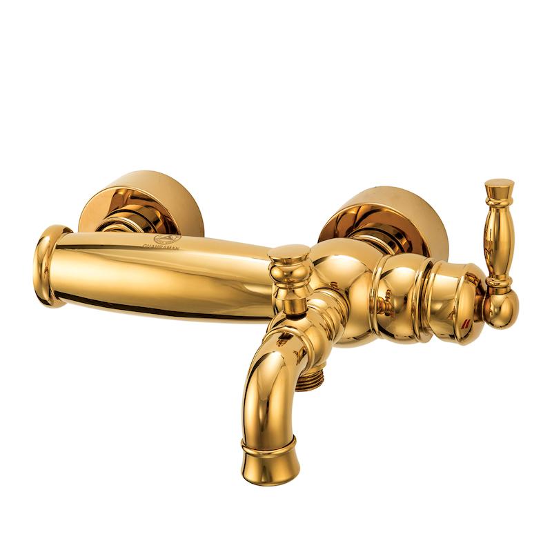 شیرالات قهرمان - شیر حمام انتیک طلایی