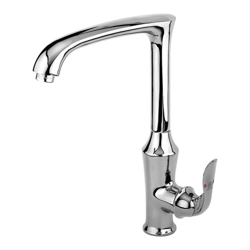 شیرالات قهرمان - شیر ظرفشویی دریا کروم - دسته سزار