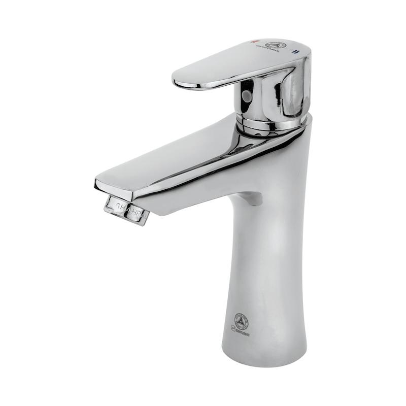 شیرالات قهرمان - شیر روشویی باران سفید کروم