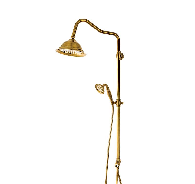 انتیک- علم دوش یونیکا دوکاره قهرمان - مدل انتیک طلایی مات