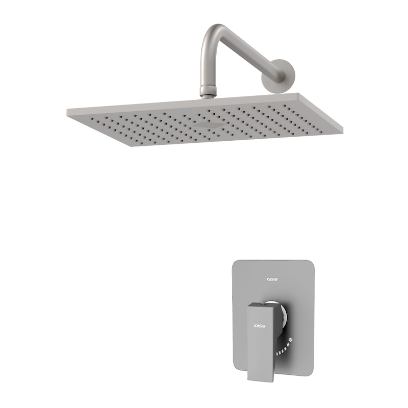 شیرالات کسری - توکار حمام دامون فلت کروم مات تیپ 1