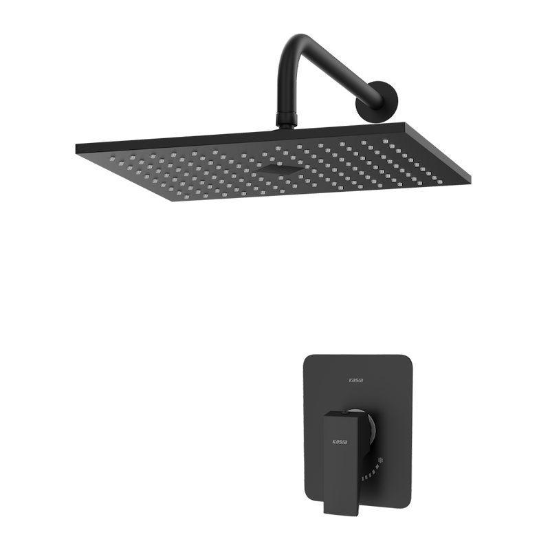 شیرالات کسری - توکار حمام دامون فلت مشکی تیپ 1