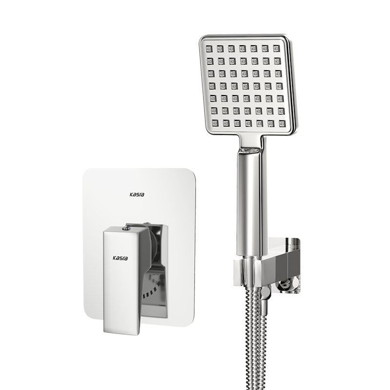 شیرالات کسری - توکار حمام دامون فلت کروم تیپ 2