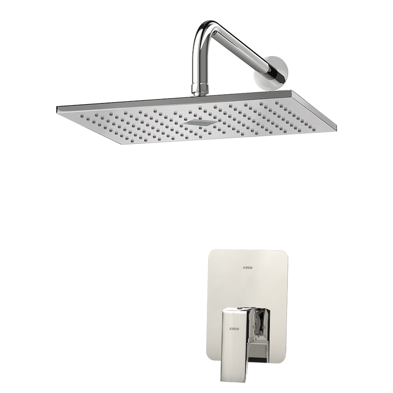 شیرالات کسری - توکار حمام دامون فلت کروم تیپ 1