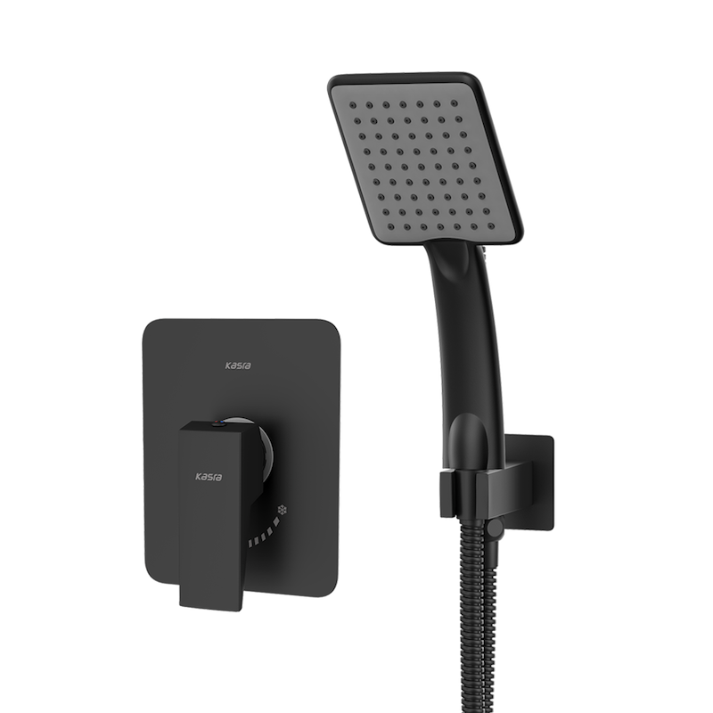 شیرالات کسری - توکار حمام دامون فلت مشکی تیپ 2