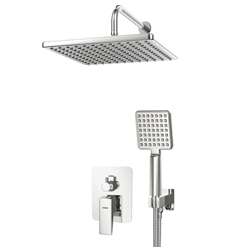 شیرالات کسری - توکار حمام دامون فلت کروم تیپ 3