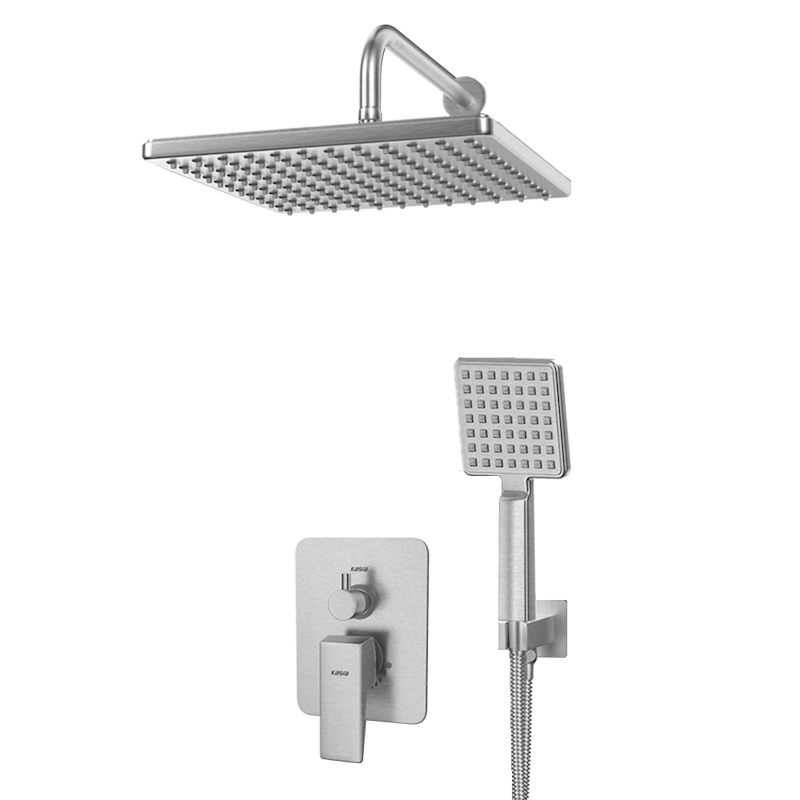 شیرالات کسری - توکار حمام دامون فلت کروم مات تیپ 3