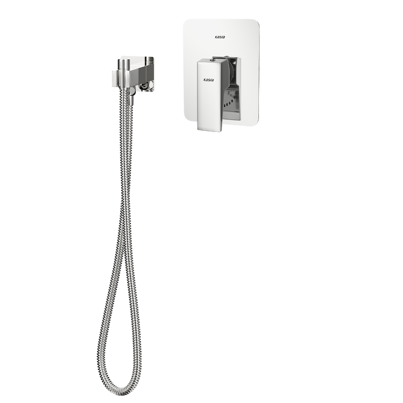 شیرالات کسری - توالت توکار دامون فلت کروم