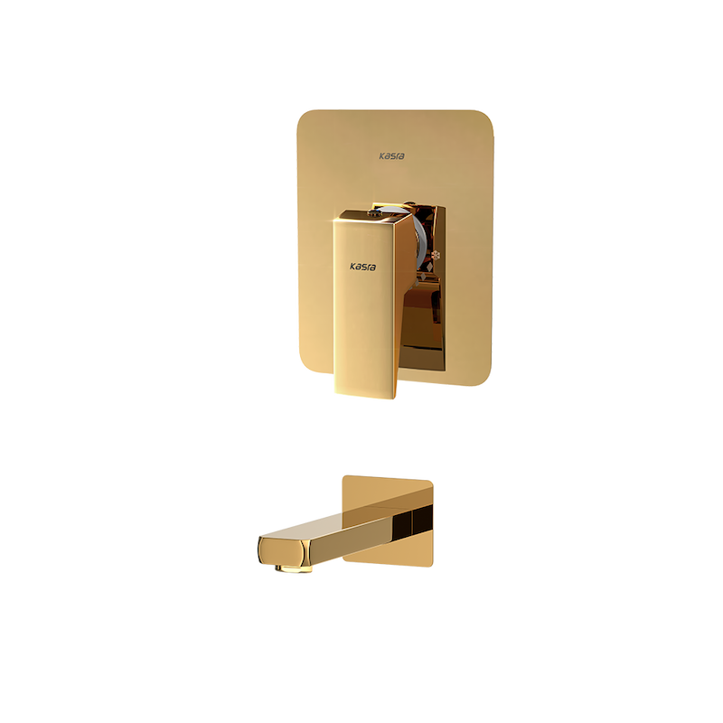 شیرالات کسری - روشویی توکار دامون فلت طلایی