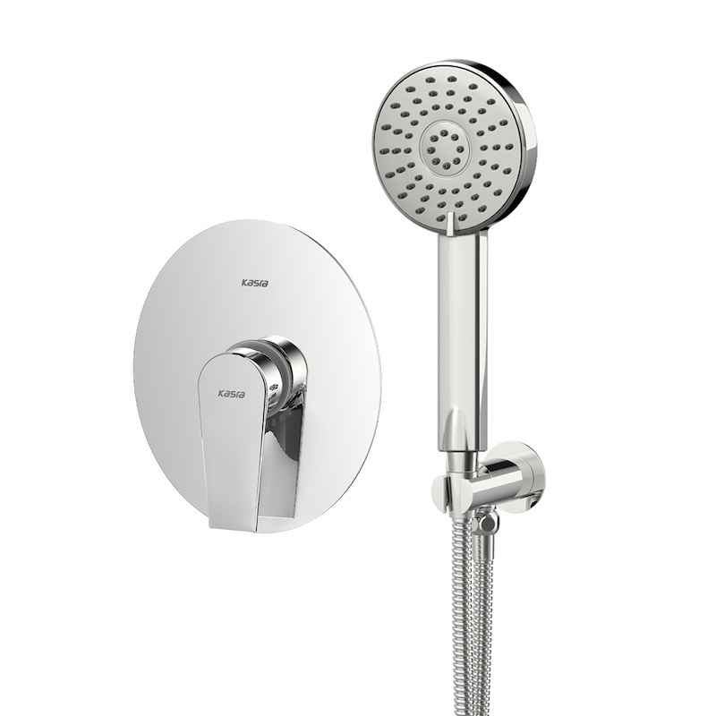 شیرالات کسری - توکار حمام فیدل کروم تیپ 2