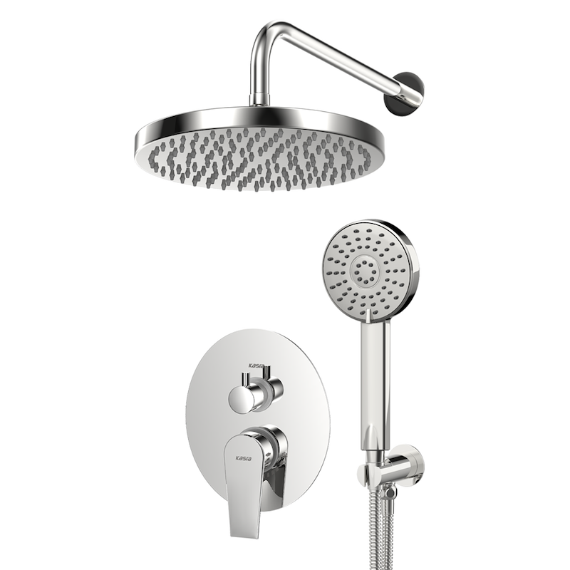 شیرالات کسری - توکار حمام فیدل کروم تیپ 3