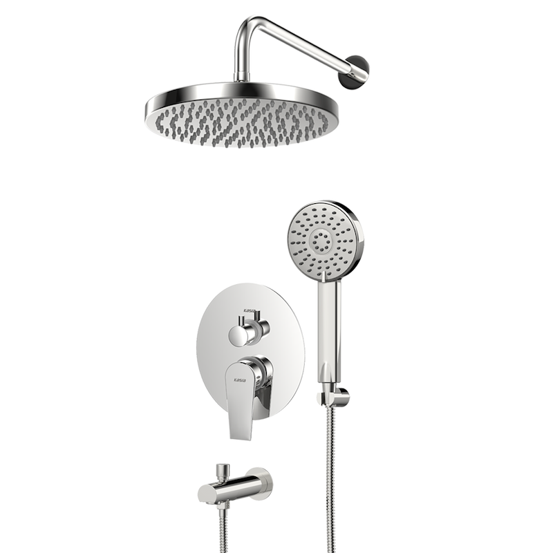 شیرالات کسری - توکار حمام فیدل کروم تیپ 4