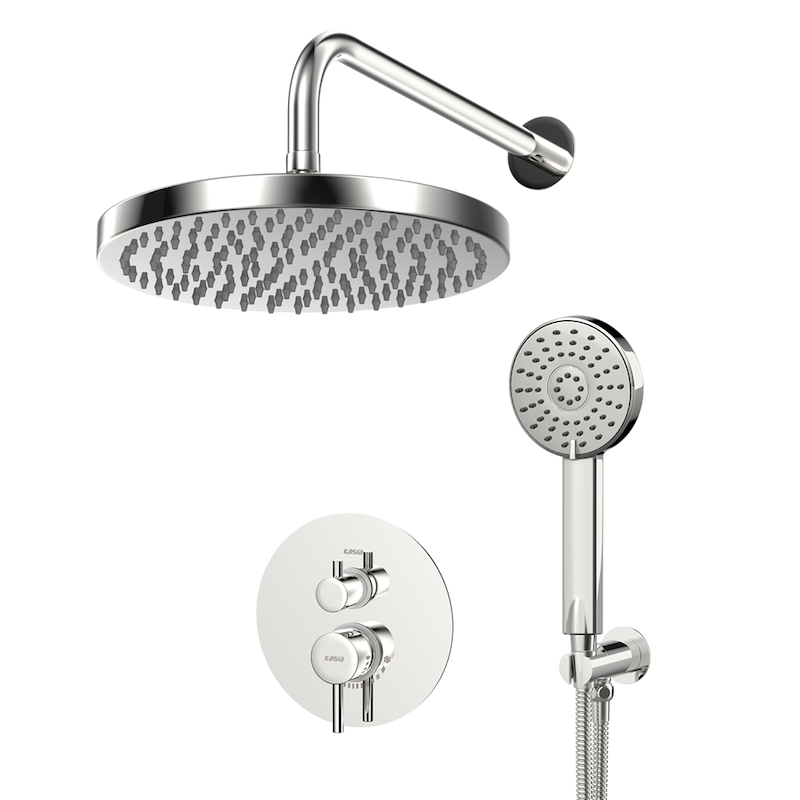 شیرالات کسری - توکار حمام کوئین کروم تیپ 3