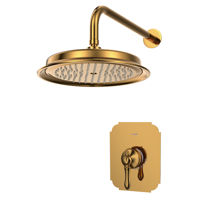 شیرالات کسری - توکار حمام ناپل طلایی تیپ 1