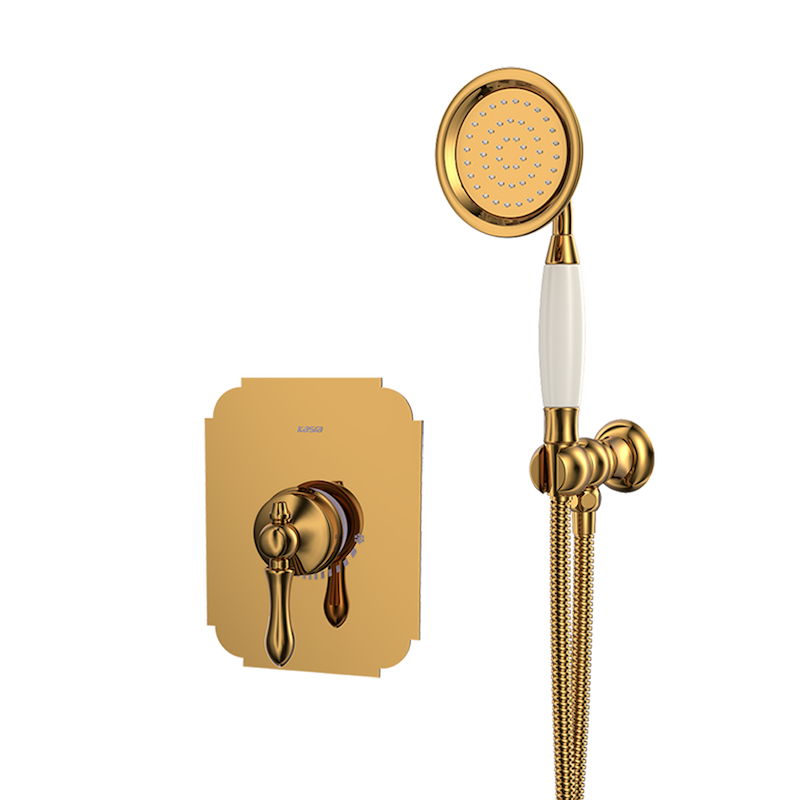 شیرالات کسری - توکار حمام ناپل طلایی تیپ 2