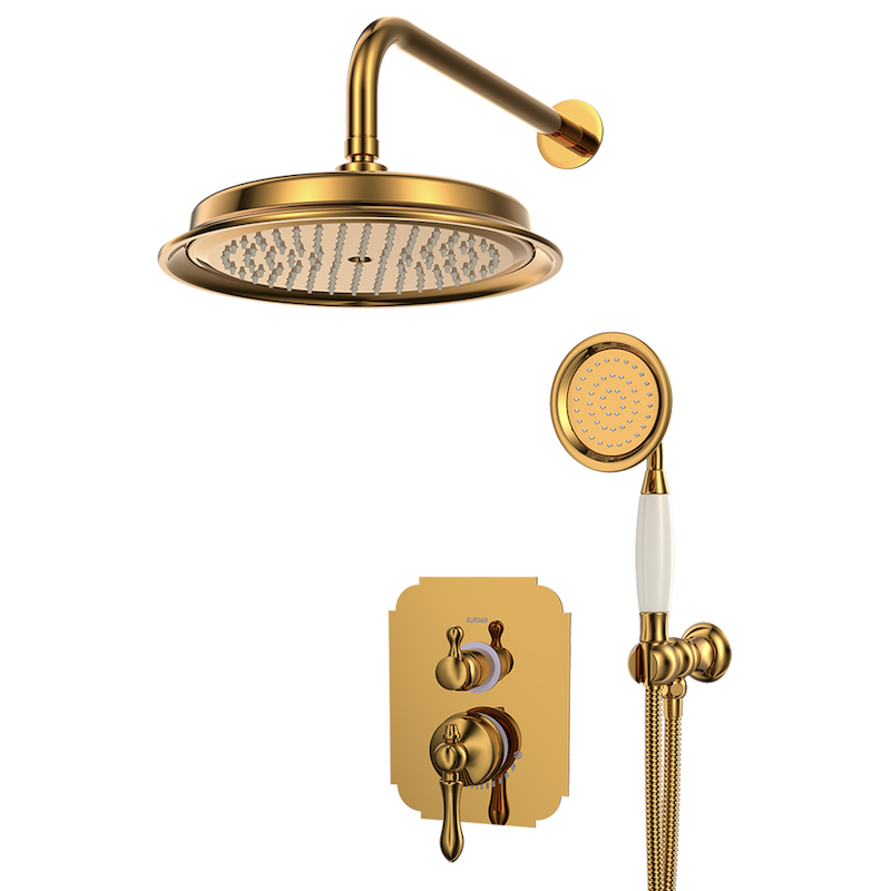 شیرالات کسری - توکار حمام ناپل طلایی تیپ 3