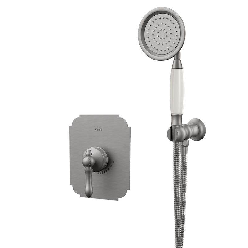 شیرالات کسری - توکار حمام ناپل کروم مات تیپ 2