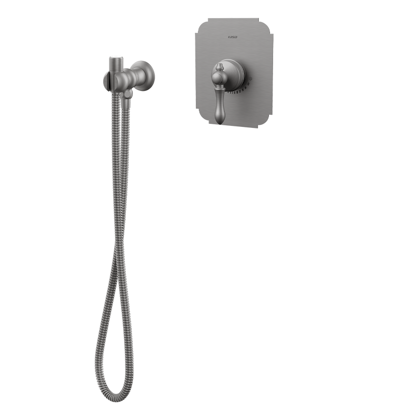 شیرالات کسری - توکار توالتی ناپل کروم مات