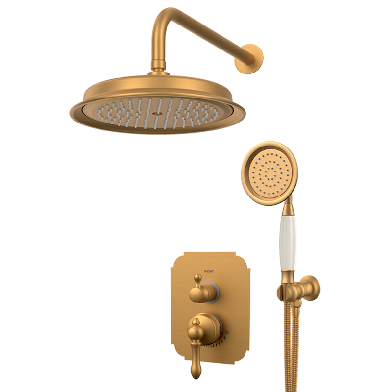 شیرالات کسری - توکار حمام ناپل طلایی مات تیپ 3