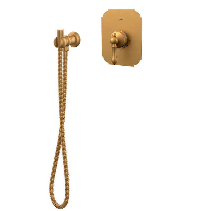 شیرالات کسری - توکار توالتی ناپل طلایی مات