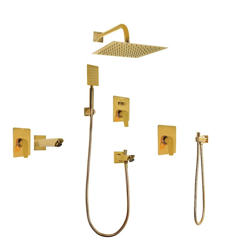 شیرالات هودین -  ست توکار بتا طلایی