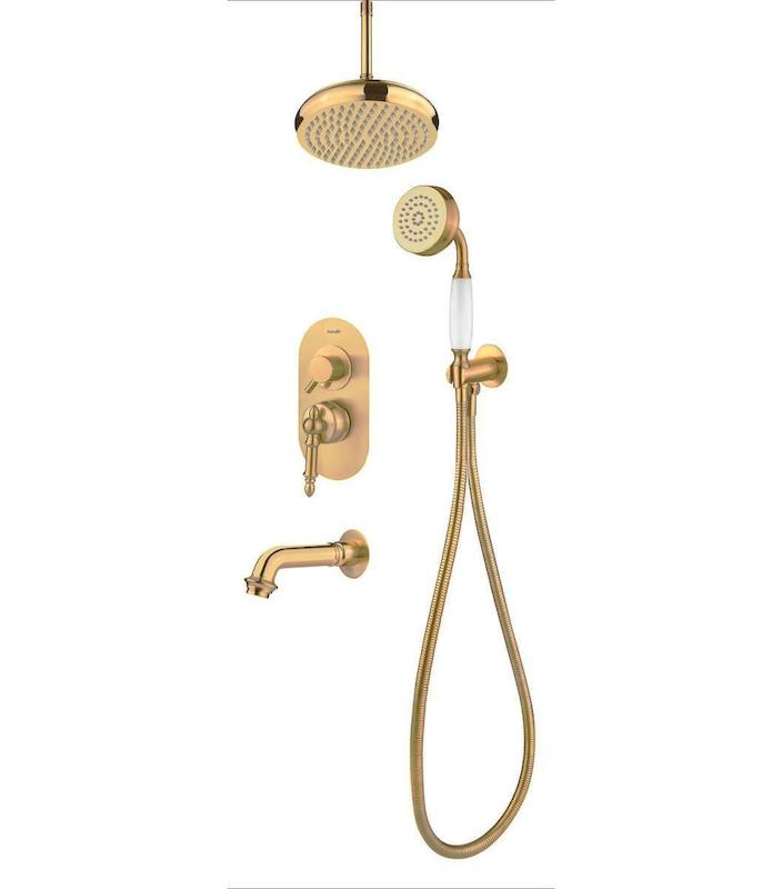 شیرالات هودین - دوش توکار راگنار طلایی مات