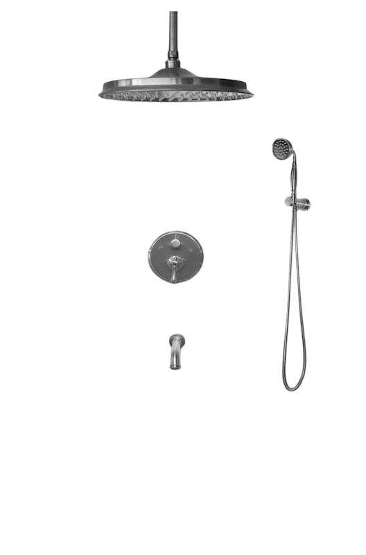 شیرالات نوبل - ست توکار اپولو پلاس کروم مات