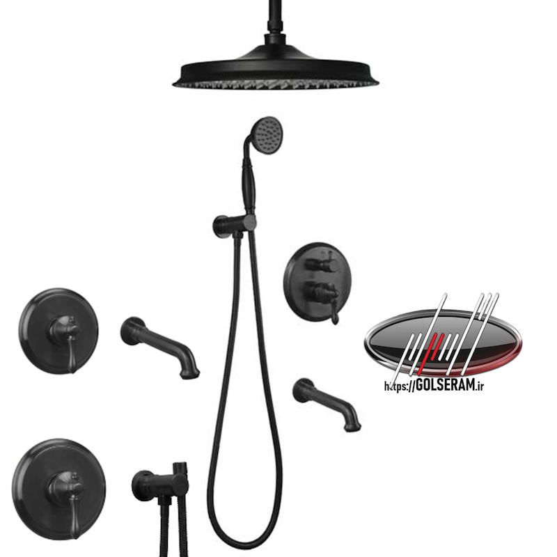 شیرالات نوبل - ست توکار اپولو مشکی