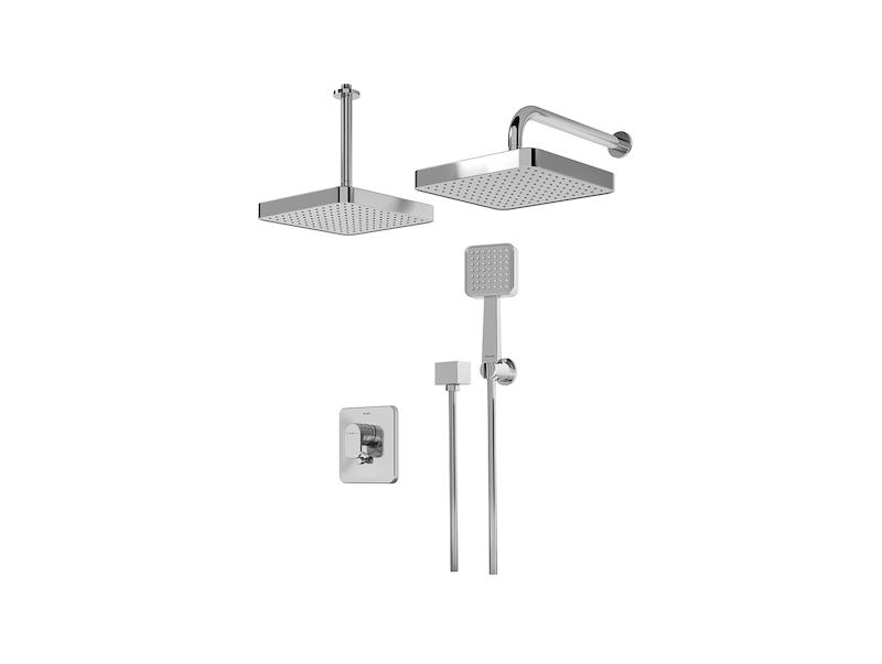 شیرالات شودر - شیر توکار مدل تاین کروم تیپ 3