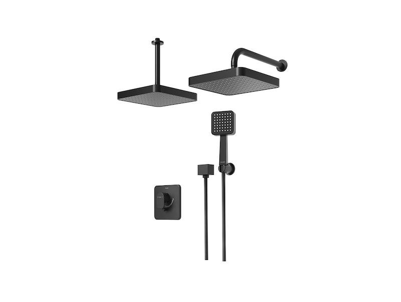 شیرالات شودر - شیر توکار مدل تاین مشکی تیپ 3