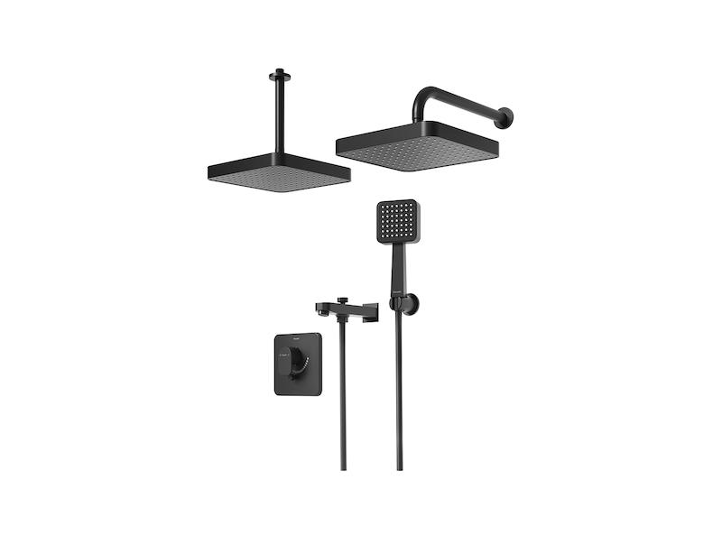 شیرالات شودر - شیر توکار مدل تاین مشکی تیپ 4