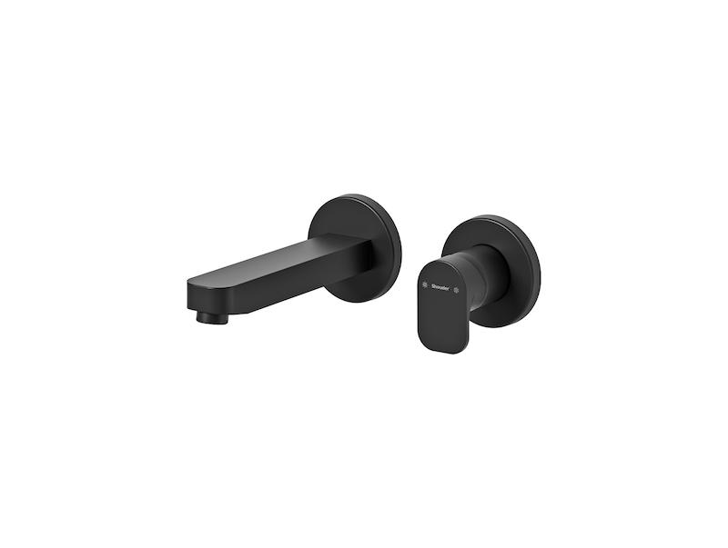 شیرالات شودر -  شیر روشویی توکار دو تکه مدل تاین مشکی