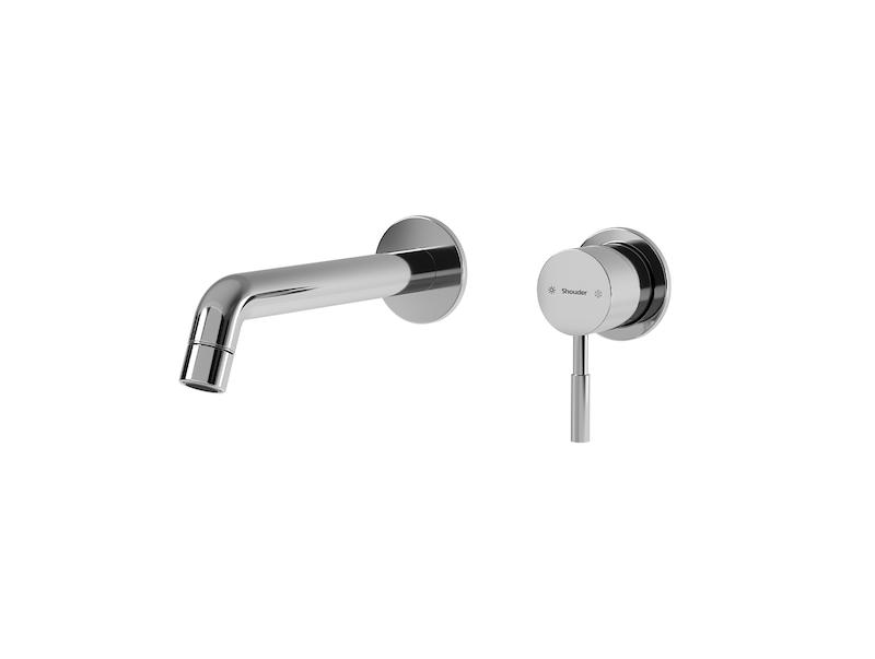 شیرالات شودر - شیر روشویی دو تکه توکار روگن کروم